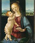Leonardo da Vinci Madonna and Child with a Pomegranate painting